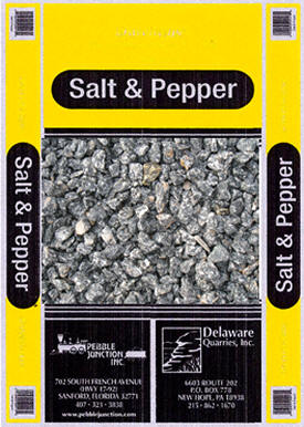 Salt and pepper 3/4"