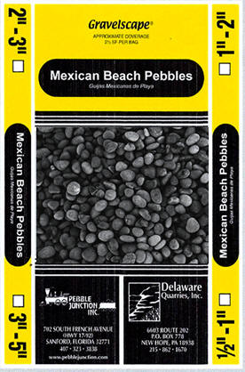 Mexican Beach Pebbles 1-2"